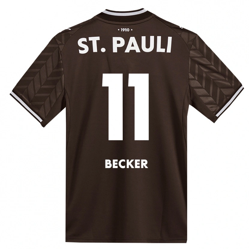 Danxen Børn Jesper Becker #11 Cafe Hvid Hjemmebane Spillertrøjer 2026/27 Trøje T-Shirt