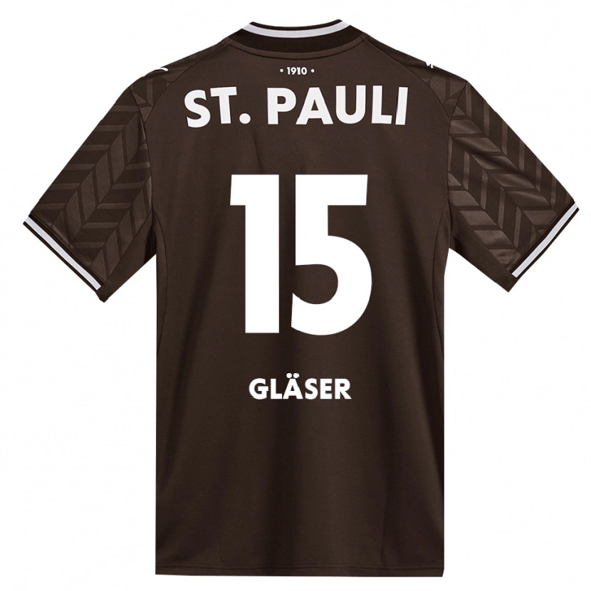 Danxen Børn Julian Gläser #15 Cafe Hvid Hjemmebane Spillertrøjer 2026/27 Trøje T-Shirt