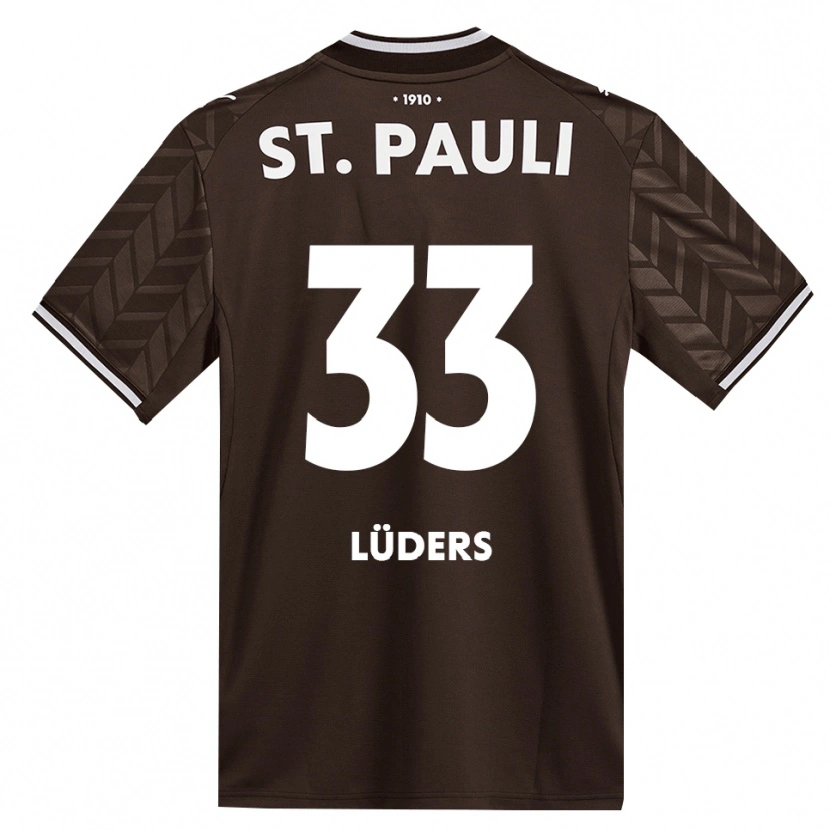 Danxen Børn Ben Lüders #33 Cafe Hvid Hjemmebane Spillertrøjer 2026/27 Trøje T-Shirt
