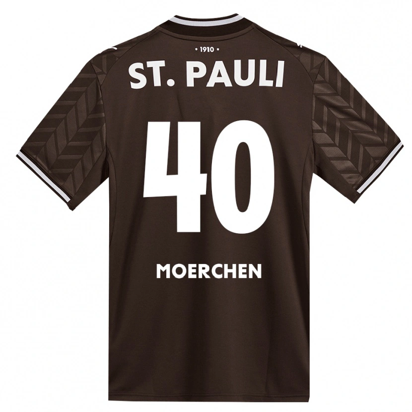 Danxen Børn Theo Moerchen #40 Cafe Hvid Hjemmebane Spillertrøjer 2026/27 Trøje T-Shirt