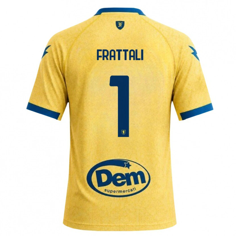 Danxen Børn Pierluigi Frattali #1 Khaki Sort Blå Hjemmebane Spillertrøjer 2026/27 Trøje T-Shirt