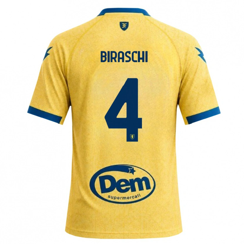 Danxen Børn Davide Biraschi #4 Khaki Sort Blå Hjemmebane Spillertrøjer 2026/27 Trøje T-Shirt