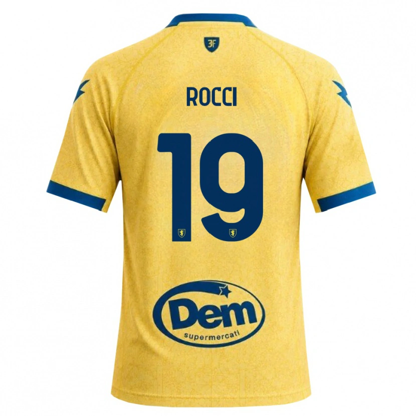Danxen Børn Valerio Rocci #19 Khaki Sort Blå Hjemmebane Spillertrøjer 2026/27 Trøje T-Shirt