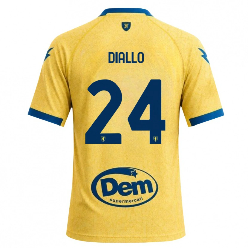 Danxen Børn Abdoul Diallo #24 Khaki Sort Blå Hjemmebane Spillertrøjer 2026/27 Trøje T-Shirt