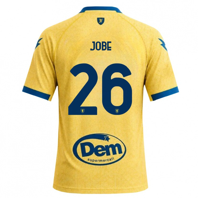 Danxen Børn Amadou Jobe #26 Khaki Sort Blå Hjemmebane Spillertrøjer 2026/27 Trøje T-Shirt