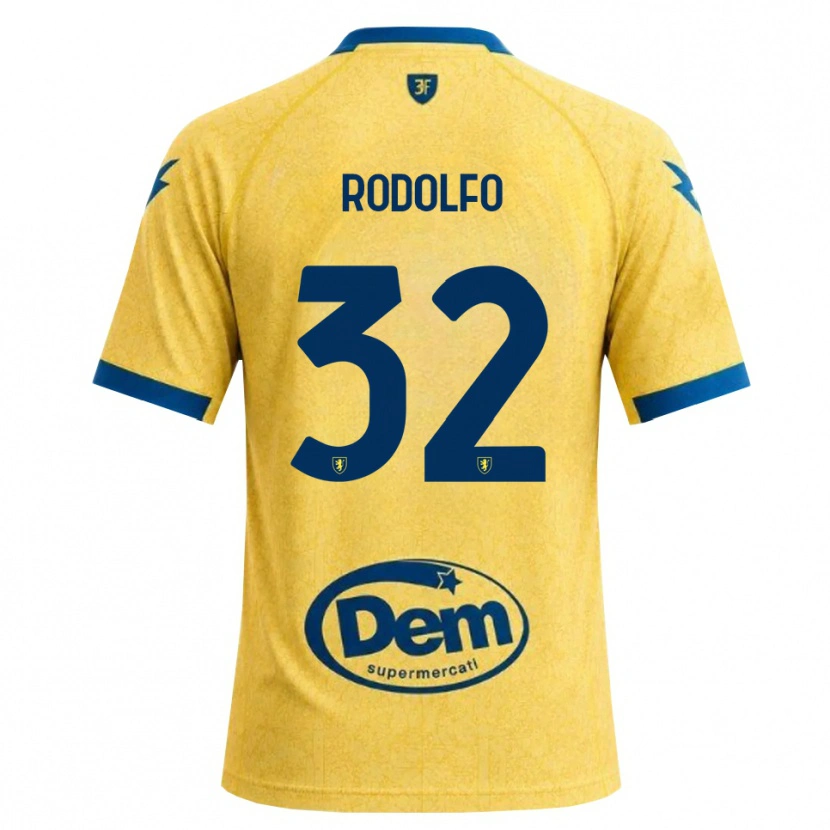 Danxen Børn Luca Rodolfo #32 Khaki Sort Blå Hjemmebane Spillertrøjer 2026/27 Trøje T-Shirt