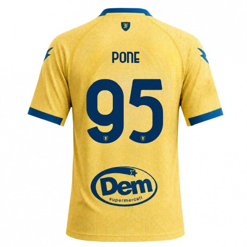 Danxen Børn Cristian Pone #95 Khaki Sort Blå Hjemmebane Spillertrøjer 2026/27 Trøje T-Shirt