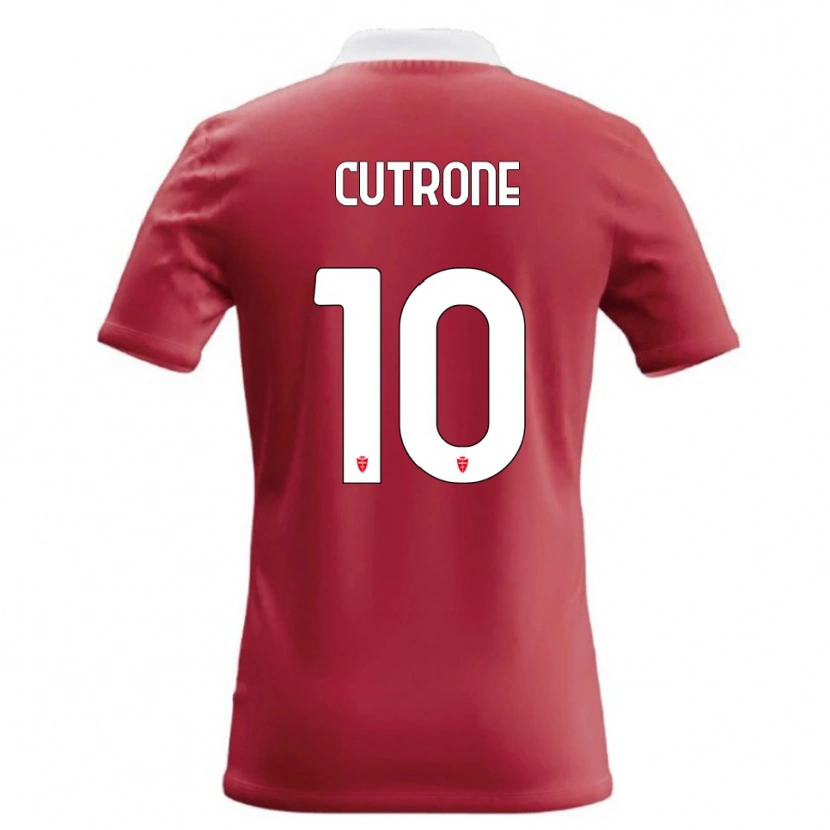 Danxen Børn Patrick Cutrone #10 Rød Hvid Hjemmebane Spillertrøjer 2026/27 Trøje T-Shirt