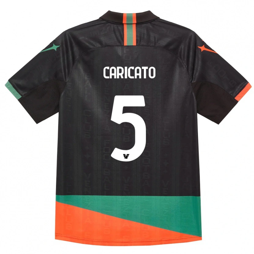 Danxen Børn Tiziano Caricato #5 Sort Orange Grøn Hjemmebane Spillertrøjer 2026/27 Trøje T-Shirt