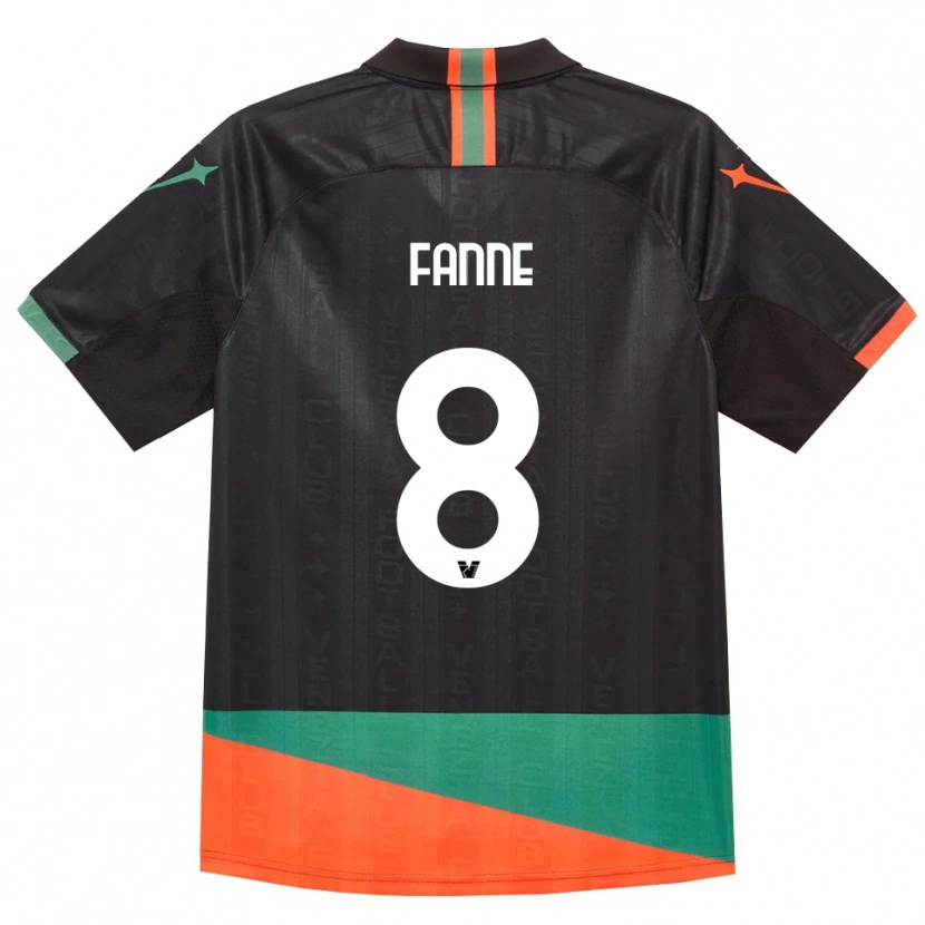 Danxen Børn Lamine Fanne #8 Sort Orange Grøn Hjemmebane Spillertrøjer 2026/27 Trøje T-Shirt