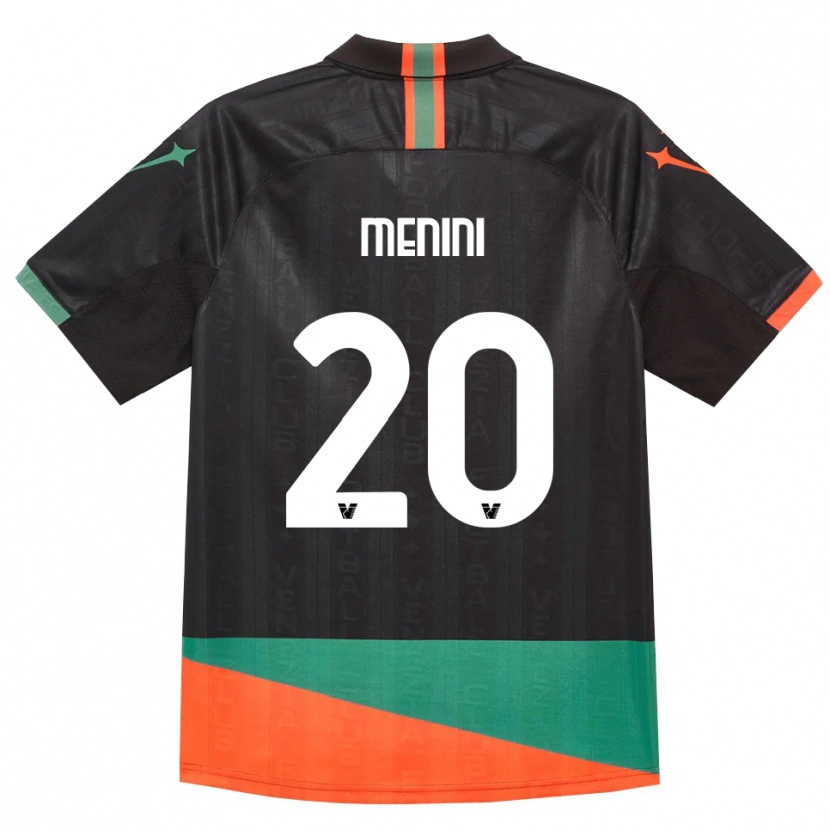 Danxen Børn Alessandra Menini #20 Sort Orange Grøn Hjemmebane Spillertrøjer 2026/27 Trøje T-Shirt