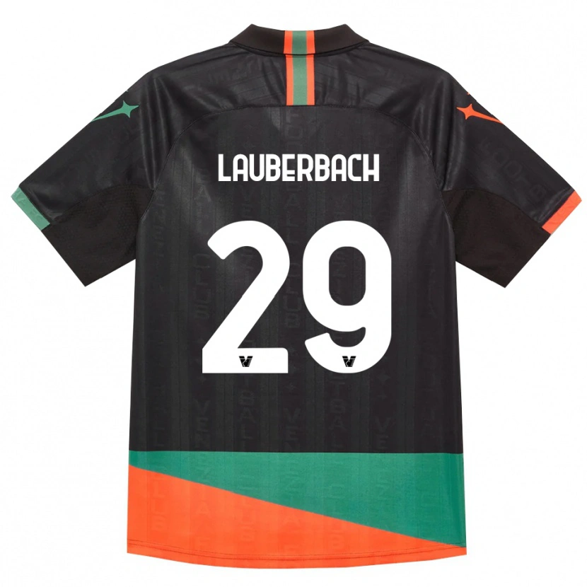 Danxen Børn Lion Lauberbach #29 Sort Orange Grøn Hjemmebane Spillertrøjer 2026/27 Trøje T-Shirt