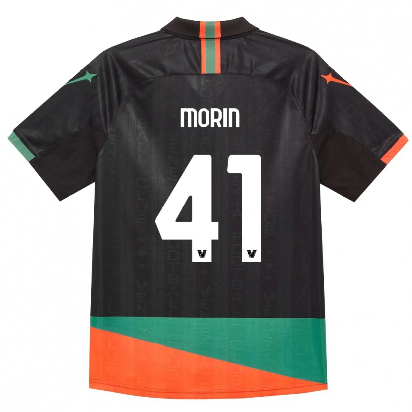 Danxen Børn Elena Morin #41 Sort Orange Grøn Hjemmebane Spillertrøjer 2026/27 Trøje T-Shirt