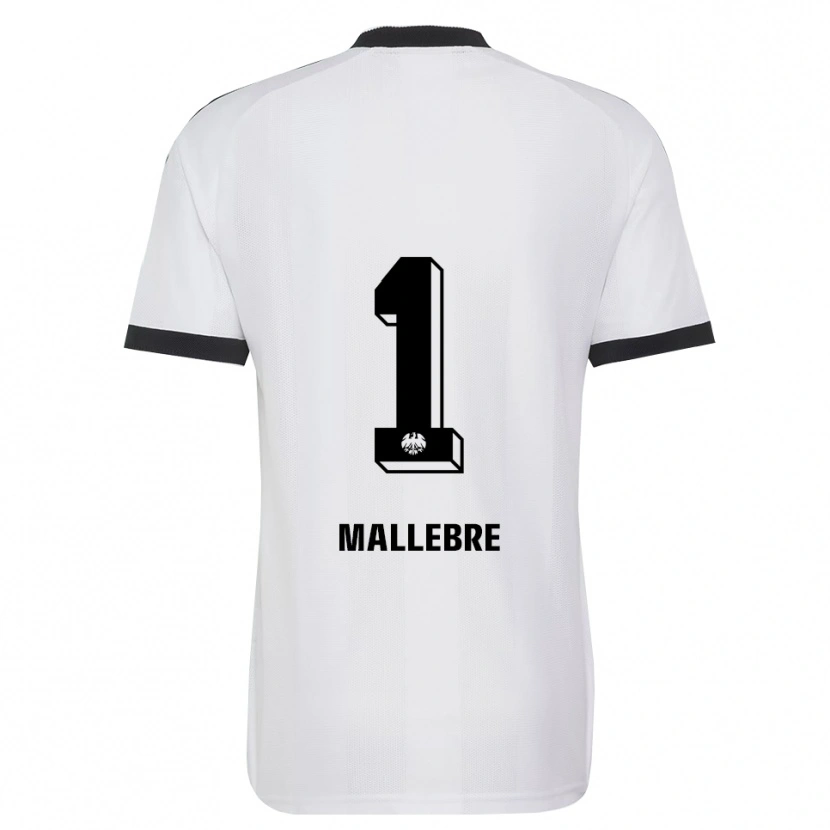 Danxen Børn Aaron Mallebre #1 Sort Hvid Udebane Spillertrøjer 2026/27 Trøje T-Shirt