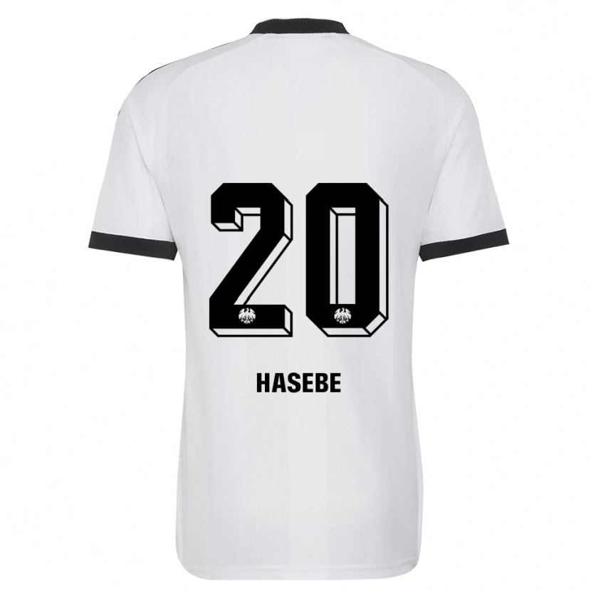 Danxen Børn Makoto Hasebe #20 Sort Hvid Udebane Spillertrøjer 2026/27 Trøje T-Shirt