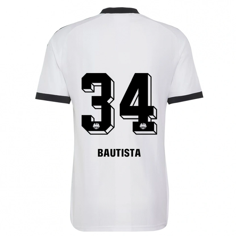 Danxen Børn Davis Bautista #34 Sort Hvid Udebane Spillertrøjer 2026/27 Trøje T-Shirt