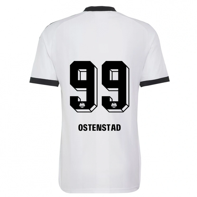 Danxen Børn Marthine Østenstad #99 Sort Hvid Udebane Spillertrøjer 2026/27 Trøje T-Shirt