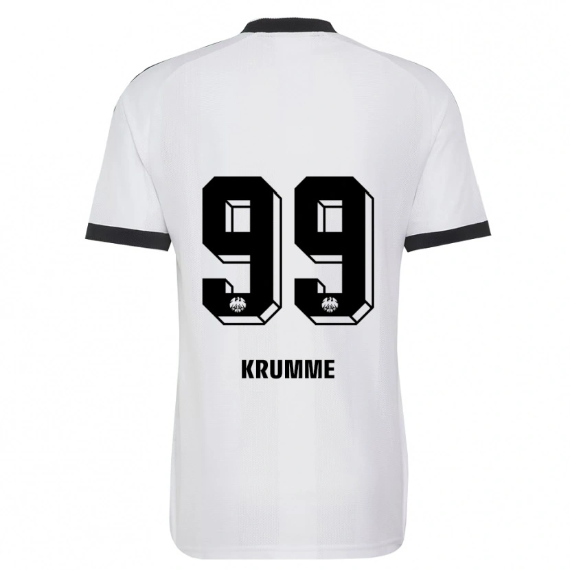 Danxen Børn Janne Krumme #99 Sort Hvid Udebane Spillertrøjer 2026/27 Trøje T-Shirt