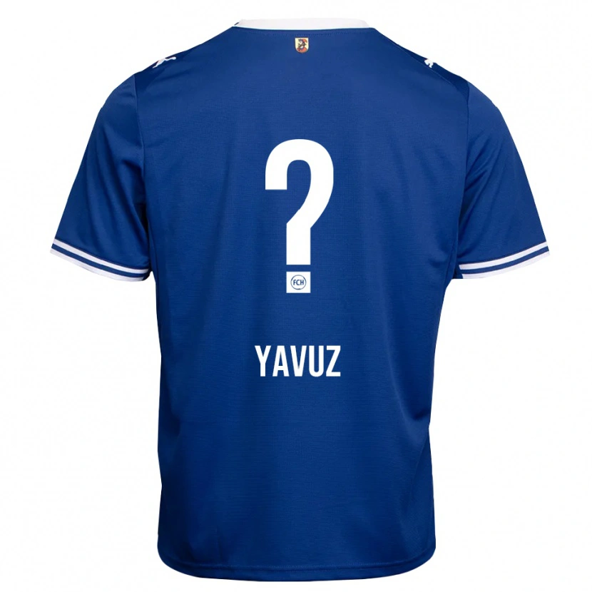 Danxen Børn Abdullah Yavuz #0 Kongelig Blå Hvid Udebane Spillertrøjer 2026/27 Trøje T-Shirt