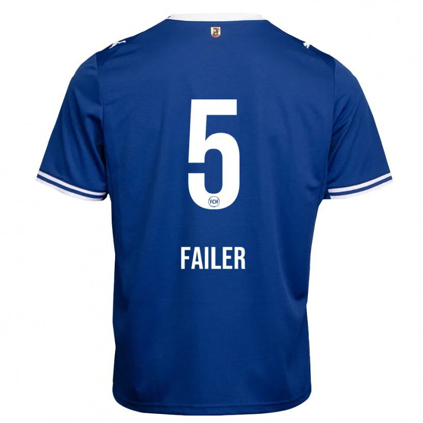 Danxen Børn Jan Failer #5 Kongelig Blå Hvid Udebane Spillertrøjer 2026/27 Trøje T-Shirt