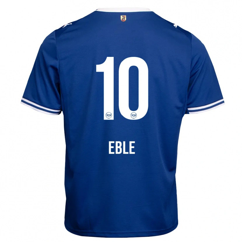 Danxen Børn Julian Eble #10 Kongelig Blå Hvid Udebane Spillertrøjer 2026/27 Trøje T-Shirt