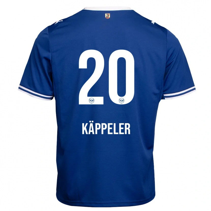 Danxen Børn Lina Käppeler #20 Kongelig Blå Hvid Udebane Spillertrøjer 2026/27 Trøje T-Shirt