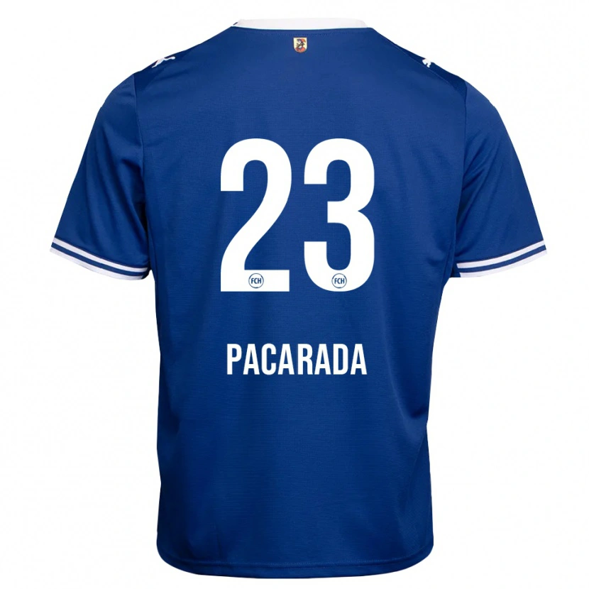 Danxen Børn Leart Paçarada #23 Kongelig Blå Hvid Udebane Spillertrøjer 2026/27 Trøje T-Shirt