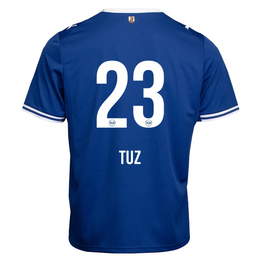 Danxen Børn Mete Tuz #23 Kongelig Blå Hvid Udebane Spillertrøjer 2026/27 Trøje T-Shirt
