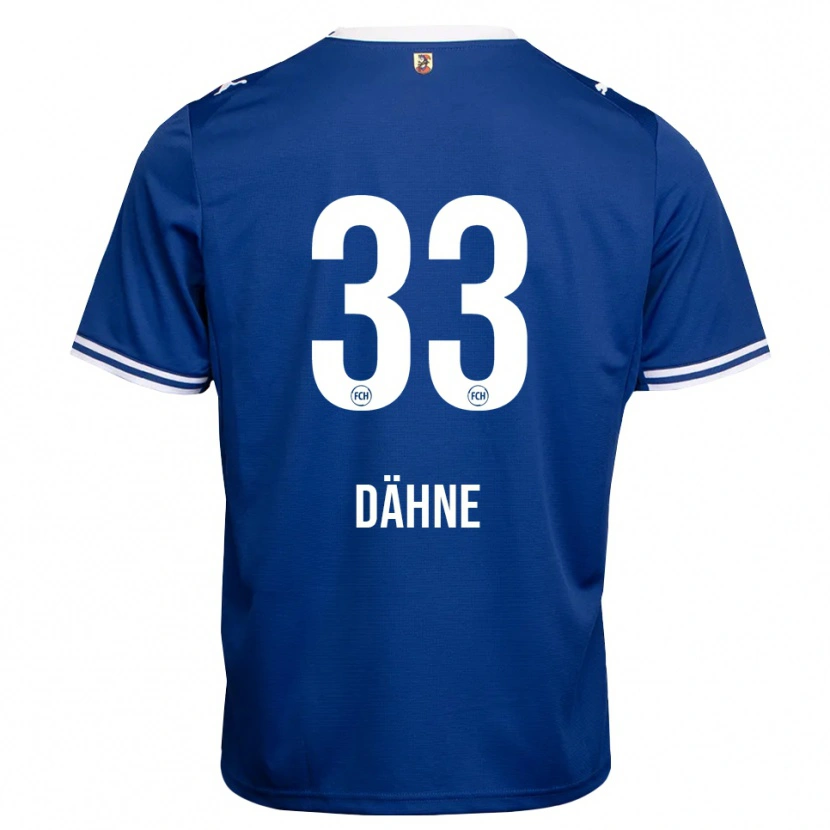 Danxen Børn Thomas Dähne #33 Kongelig Blå Hvid Udebane Spillertrøjer 2026/27 Trøje T-Shirt