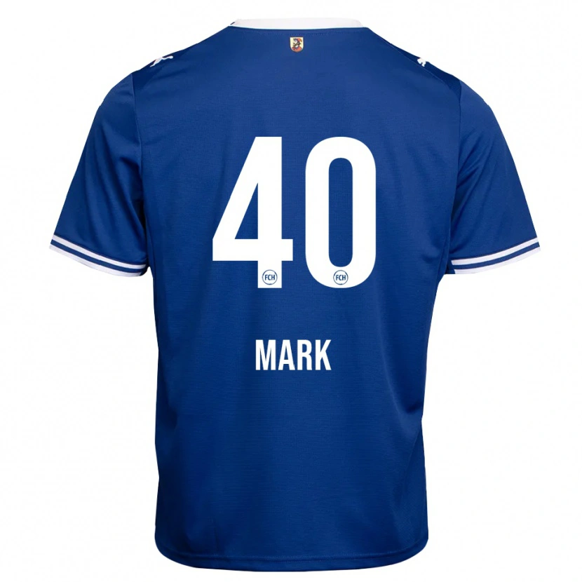 Danxen Børn Felix Mark #40 Kongelig Blå Hvid Udebane Spillertrøjer 2026/27 Trøje T-Shirt