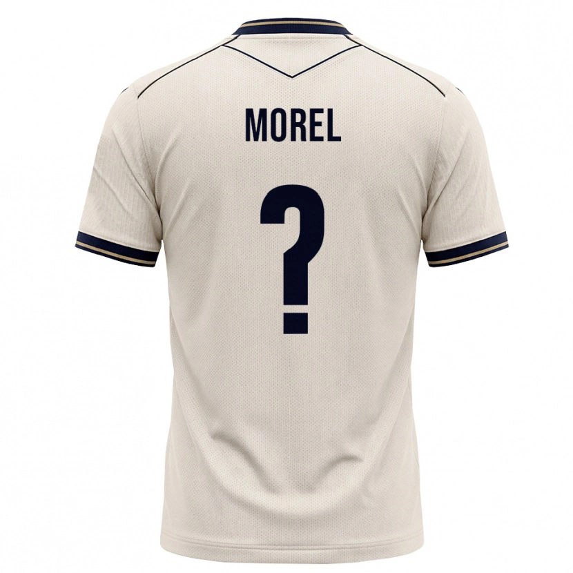 Danxen Børn Briek Morel #0 Off-White Blækblå Udebane Spillertrøjer 2026/27 Trøje T-Shirt