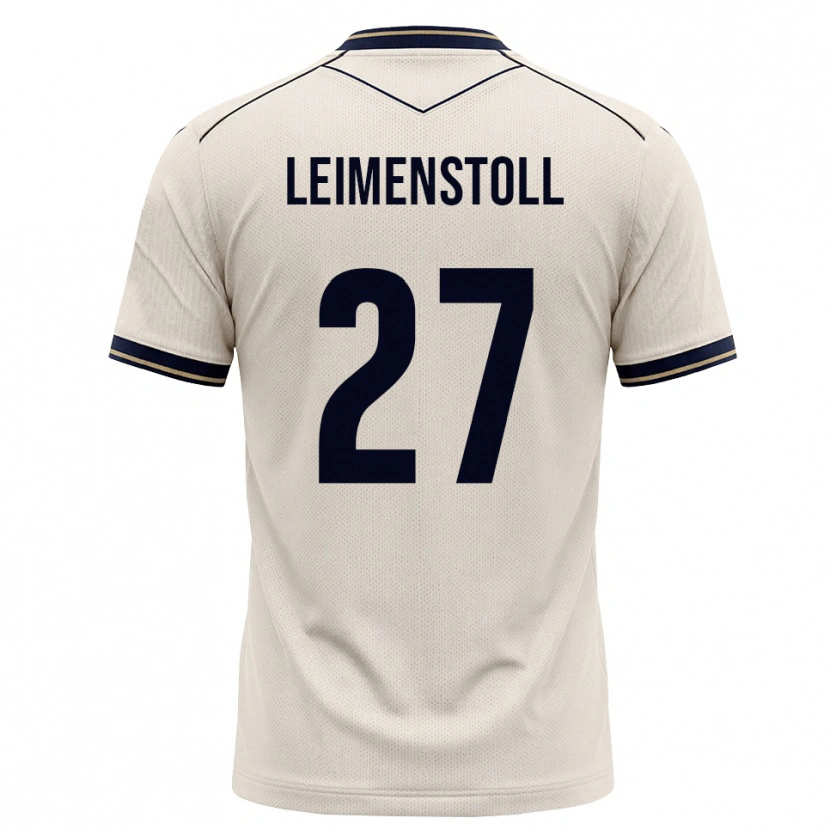 Danxen Børn Vanessa Leimenstoll #27 Off-White Blækblå Udebane Spillertrøjer 2026/27 Trøje T-Shirt