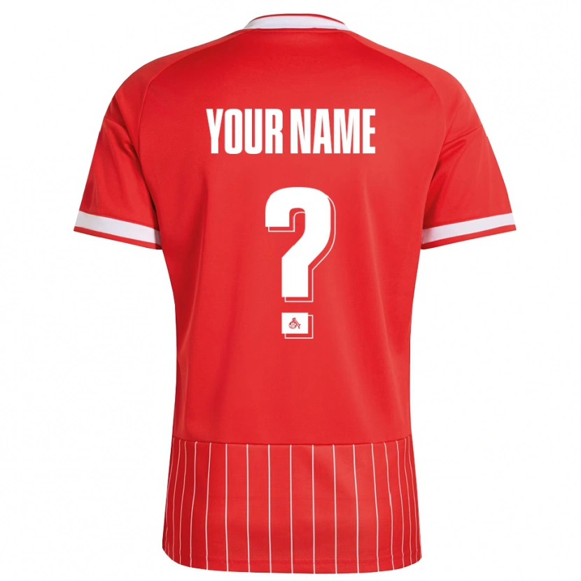 Danxen Børn Dit Navn #0 Rød Hvid Grøn Udebane Spillertrøjer 2026/27 Trøje T-Shirt