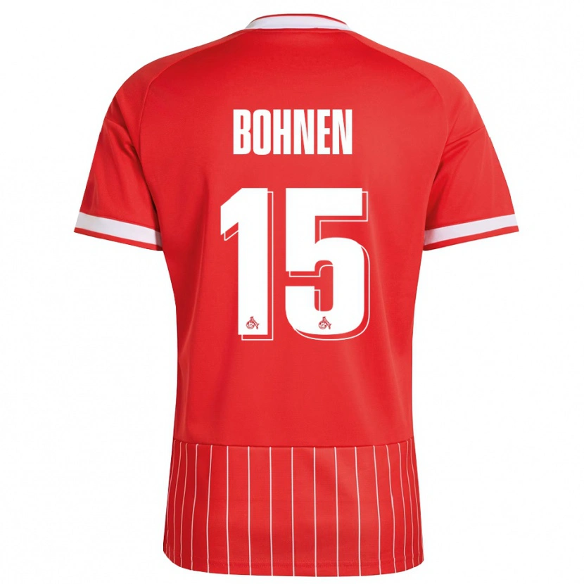 Danxen Børn Bohnen #15 Rød Hvid Grøn Udebane Spillertrøjer 2026/27 Trøje T-Shirt