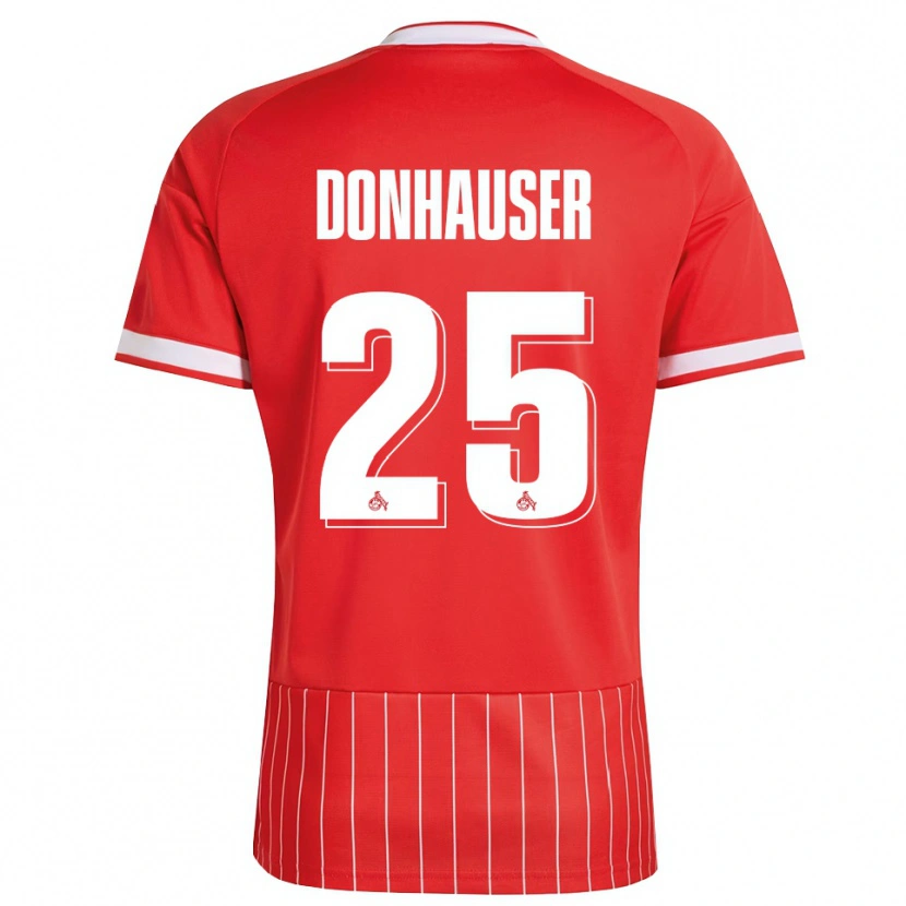 Danxen Børn Laura Donhauser #25 Rød Hvid Grøn Udebane Spillertrøjer 2026/27 Trøje T-Shirt