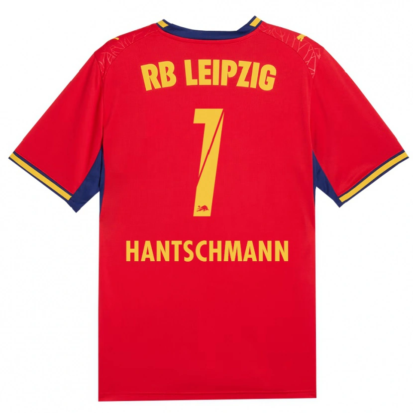 Danxen Børn Franz Hantschmann #1 Rød Gul Kongelig Blå Udebane Spillertrøjer 2026/27 Trøje T-Shirt