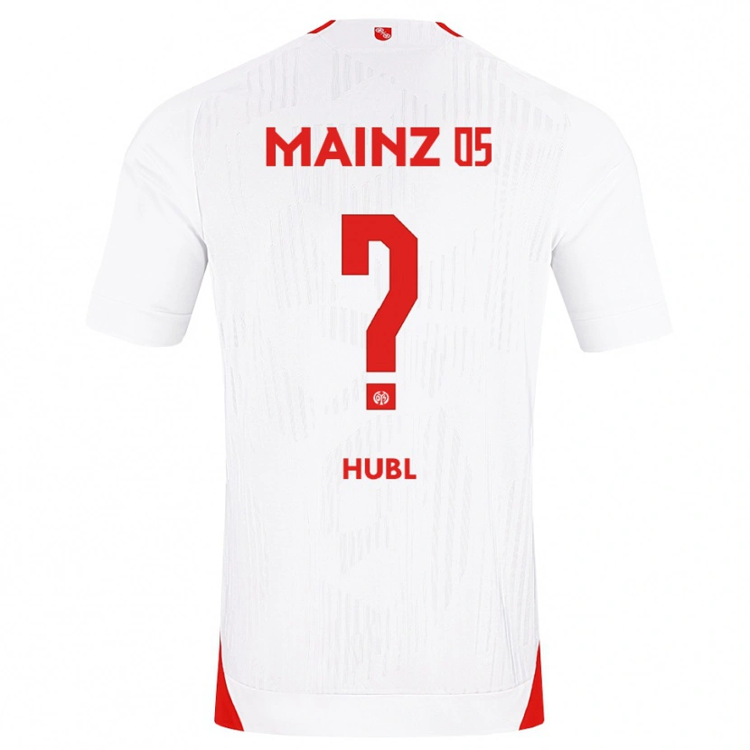 Danxen Børn Jannis Hubl #0 Hvid Rød Gul Udebane Spillertrøjer 2026/27 Trøje T-Shirt