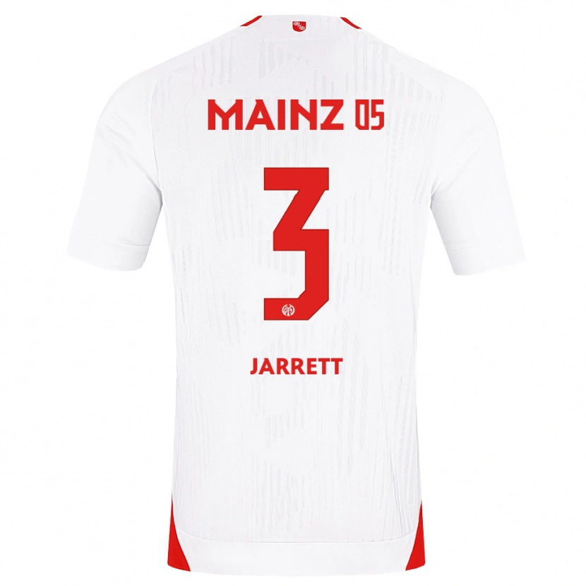 Danxen Børn Tyrone Jarrett #3 Hvid Rød Gul Udebane Spillertrøjer 2026/27 Trøje T-Shirt