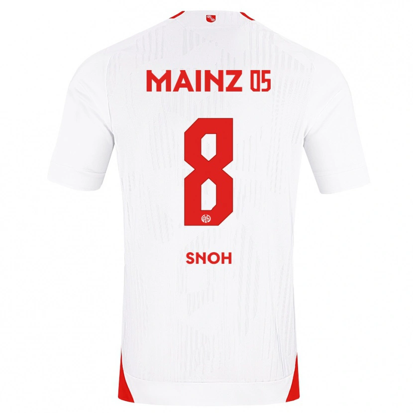 Danxen Børn Denton Snoh #8 Hvid Rød Gul Udebane Spillertrøjer 2026/27 Trøje T-Shirt