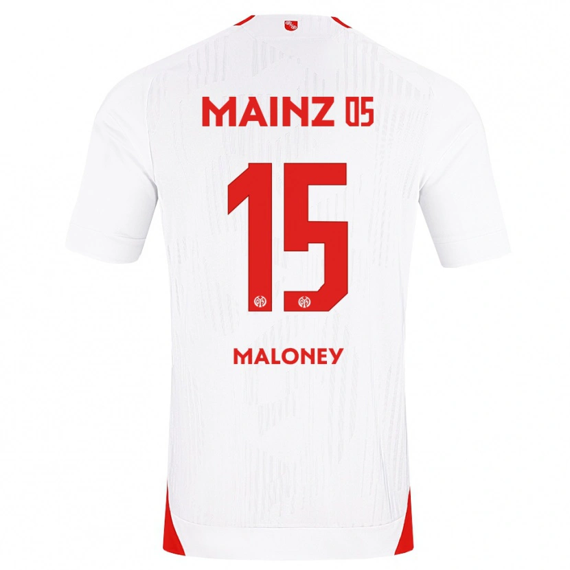 Danxen Børn Lennard Maloney #15 Hvid Rød Gul Udebane Spillertrøjer 2026/27 Trøje T-Shirt