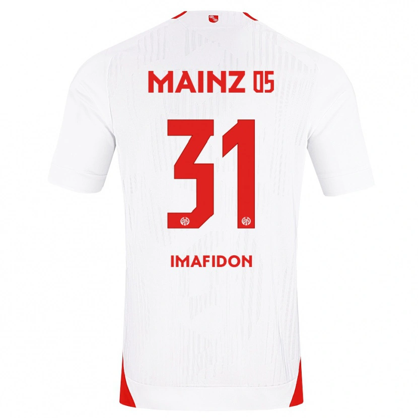 Danxen Børn Daniel Imafidon #31 Hvid Rød Gul Udebane Spillertrøjer 2026/27 Trøje T-Shirt