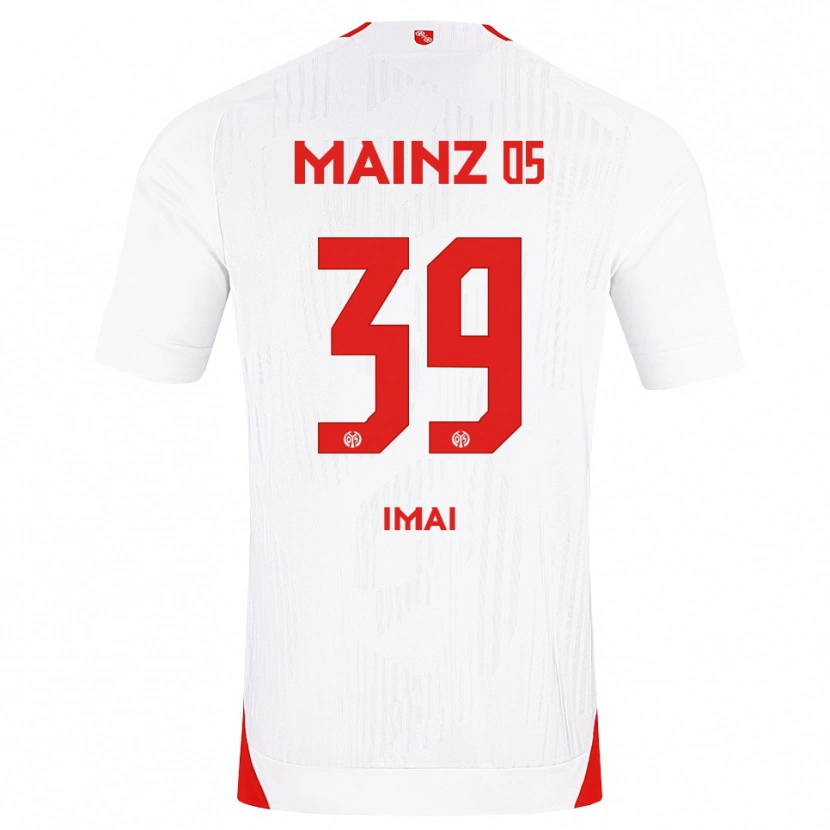 Danxen Børn Yurina Imai #39 Hvid Rød Gul Udebane Spillertrøjer 2026/27 Trøje T-Shirt