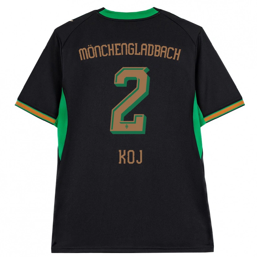 Danxen Børn Julia Koj #2 Sort Orange Grøn Brun Udebane Spillertrøjer 2026/27 Trøje T-Shirt