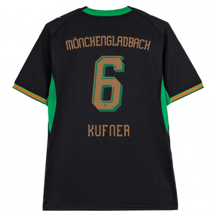 Danxen Børn Anne-Catherine Kufner #6 Sort Orange Grøn Brun Udebane Spillertrøjer 2026/27 Trøje T-Shirt