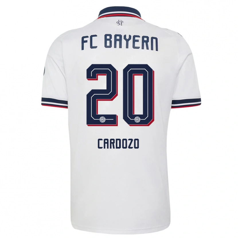 Danxen Børn Maycon Cardozo #20 Hvid Grå Rød Udebane Spillertrøjer 2026/27 Trøje T-Shirt