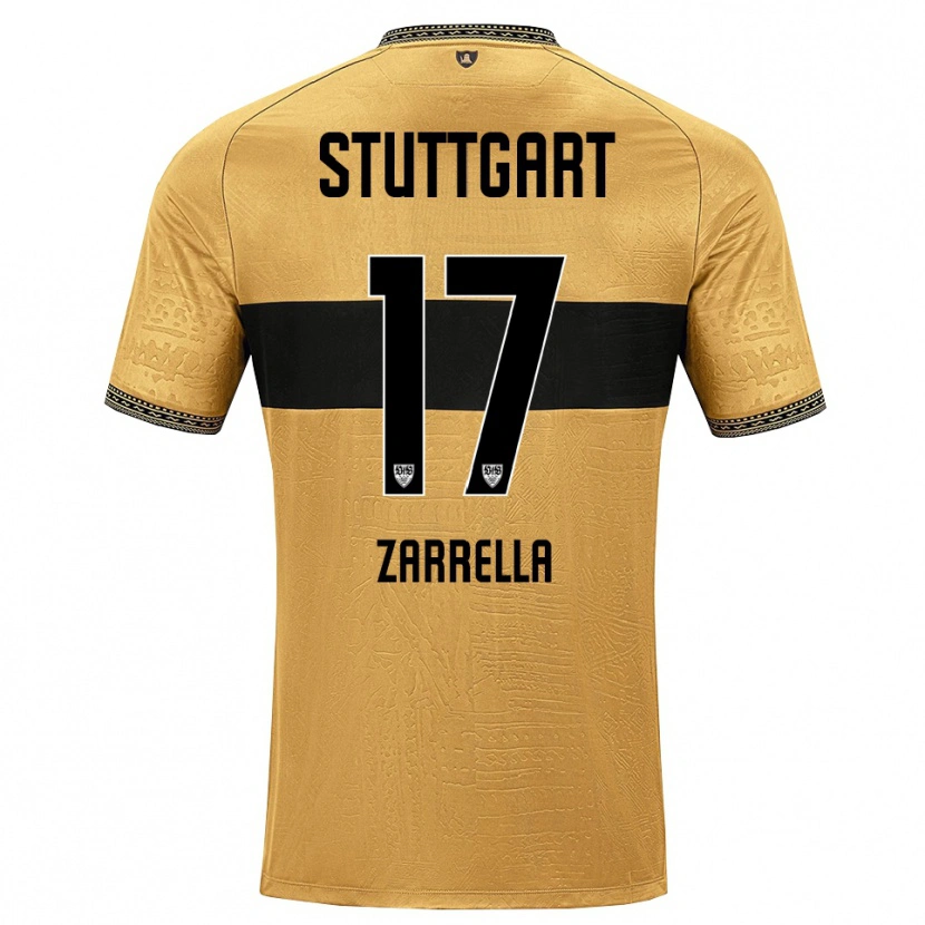 Danxen Børn Gabriel Zarrella #17 Brun Sort Hvid Udebane Spillertrøjer 2026/27 Trøje T-Shirt
