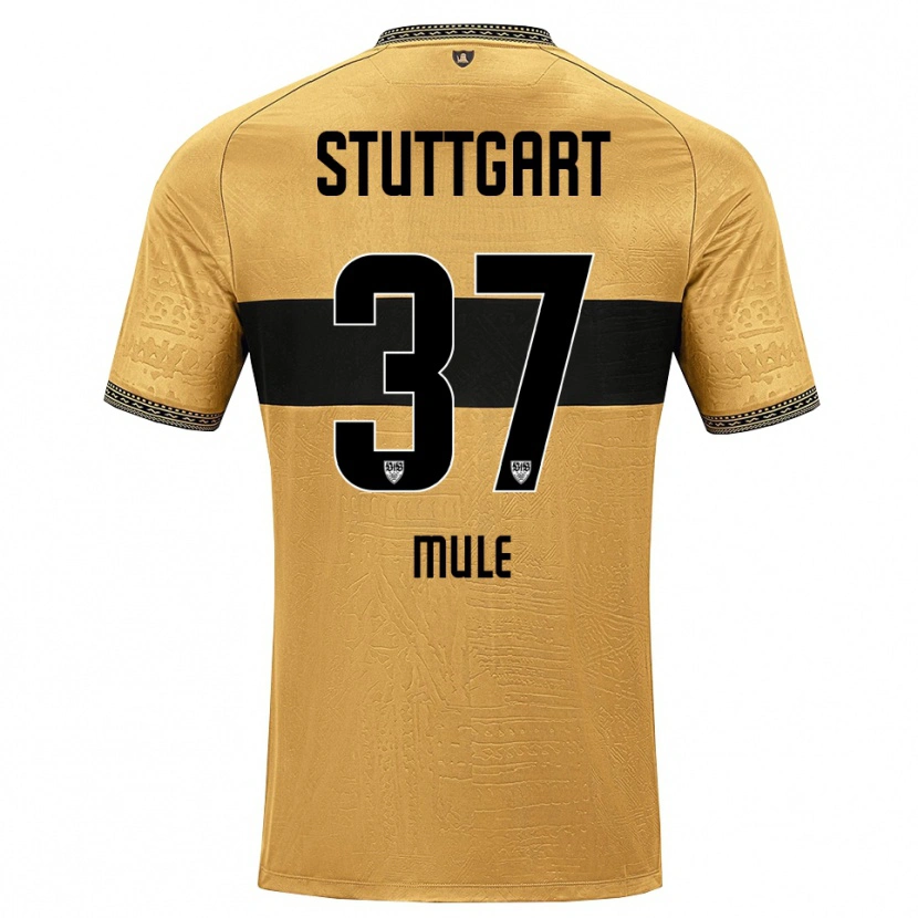 Danxen Børn Salvatore Mule #37 Brun Sort Hvid Udebane Spillertrøjer 2026/27 Trøje T-Shirt