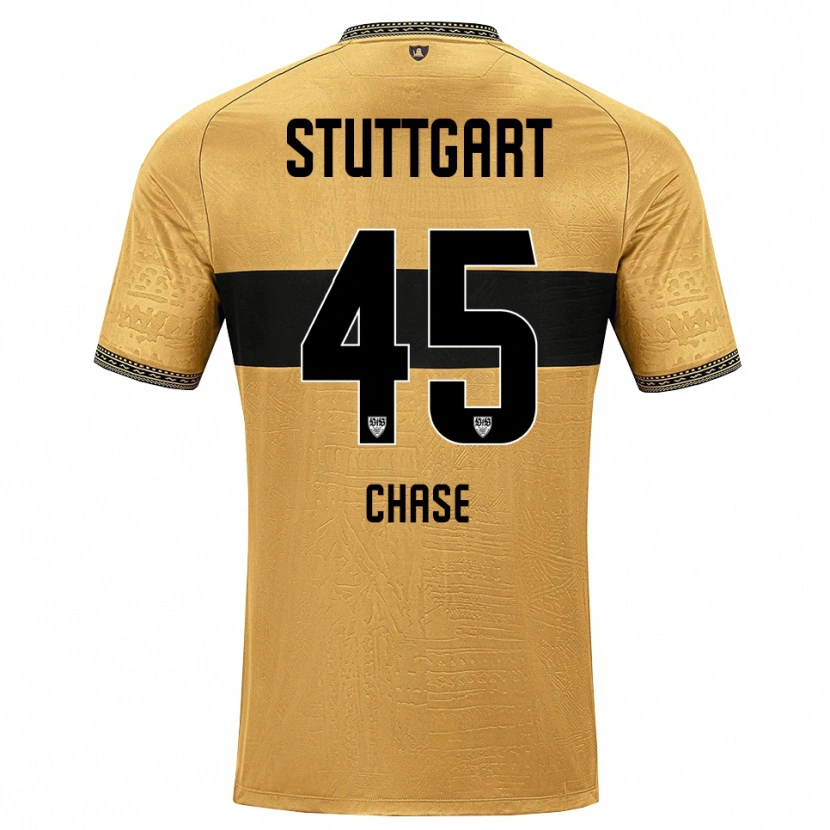 Danxen Børn Anrie Chase #45 Brun Sort Hvid Udebane Spillertrøjer 2026/27 Trøje T-Shirt