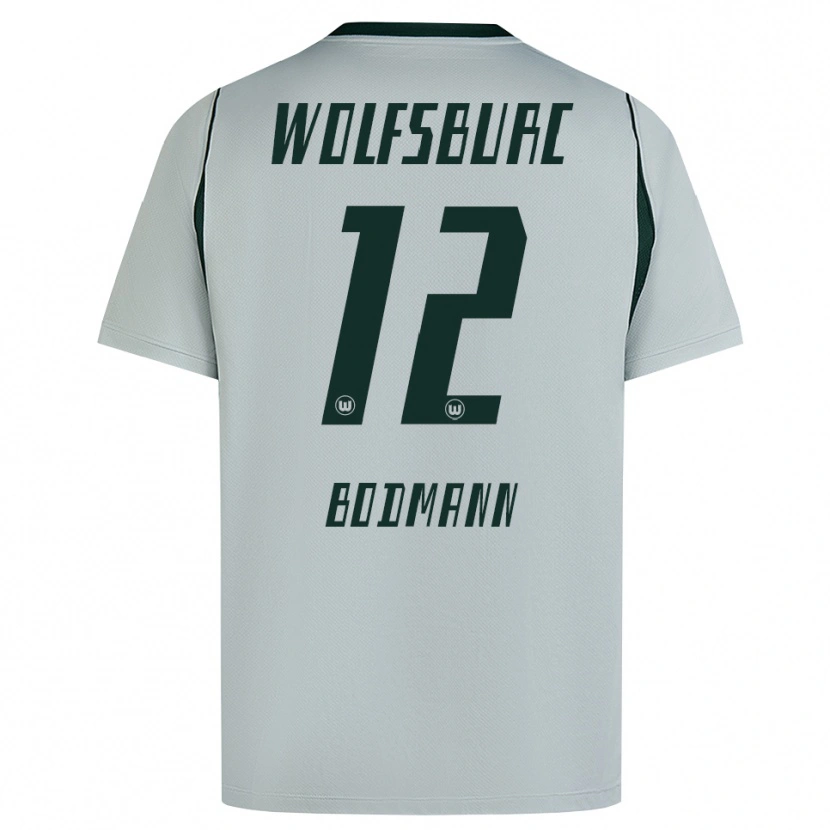Danxen Børn Michel Bodmann #12 Grå Grøn Udebane Spillertrøjer 2026/27 Trøje T-Shirt