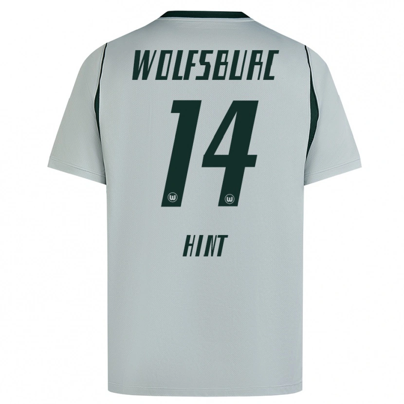 Danxen Børn Trevor Hint #14 Grå Grøn Udebane Spillertrøjer 2026/27 Trøje T-Shirt